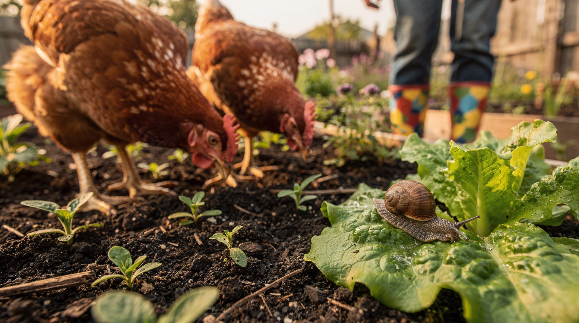 Hühner gegen Schnecken: Natürliche Lösung für den Garten