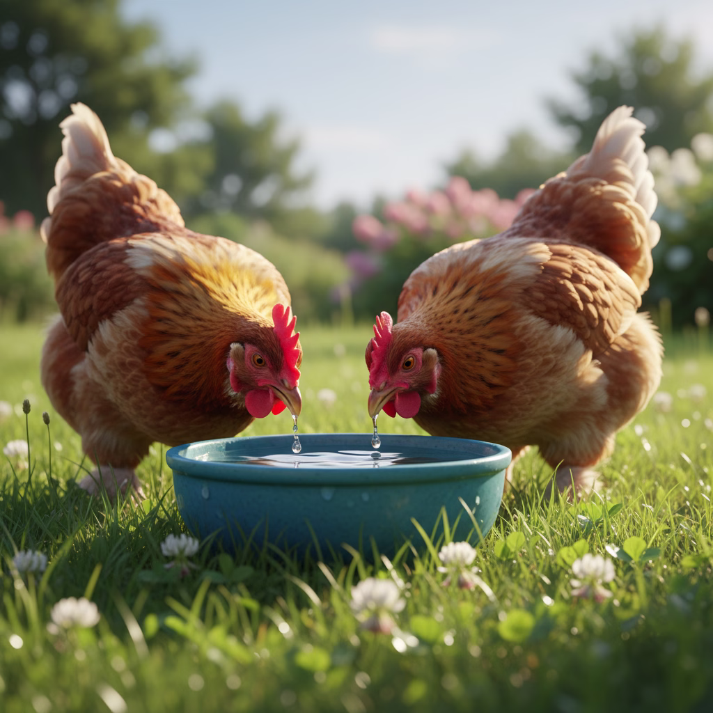 Hitzestress bei Hühnern vorbeugen: Tipps für den Sommer