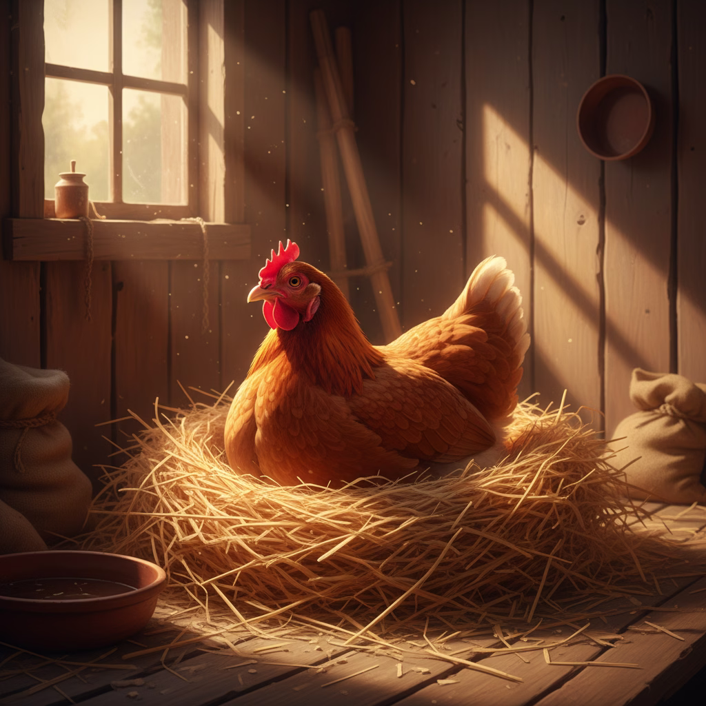 Einstreu Vergleich Hühner: Stroh, Hanf, Leinen & Sand