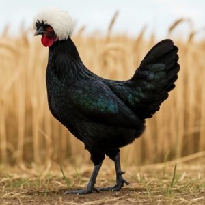 Holländer Haubenhuhn